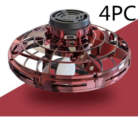 The Rotating Flying Gyro Aircraft Induction Drone Toy offers a thrilling experience for kids, combining fun and learning. Powered by induction technology, it effortlessly hovers and rotates in the air, responding to hand movements. This interactive drone 
