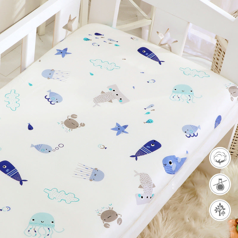 Baby Bed Sheet Newborn Twill Bed Cover Sheet