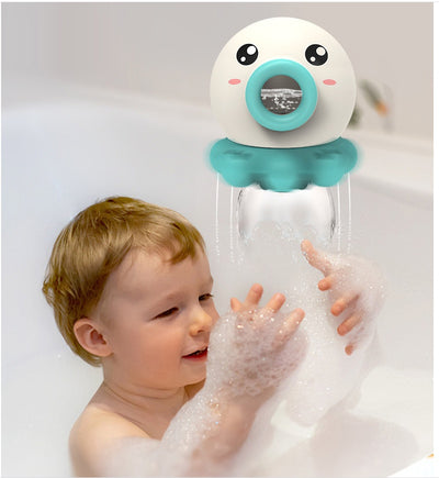 The Octopus Fountain Bath Toy is a cheerful and fun water toy that makes both bath time and summer play more exciting. Featuring a rotating shower and water jet, it creates a fountain of water that keeps children engaged and entertained. Perfect for the b