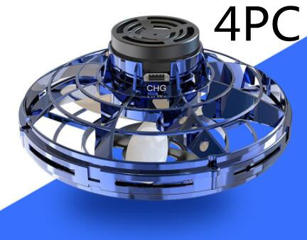 The Rotating Flying Gyro Aircraft Induction Drone Toy offers a thrilling experience for kids, combining fun and learning. Powered by induction technology, it effortlessly hovers and rotates in the air, responding to hand movements. This interactive drone 