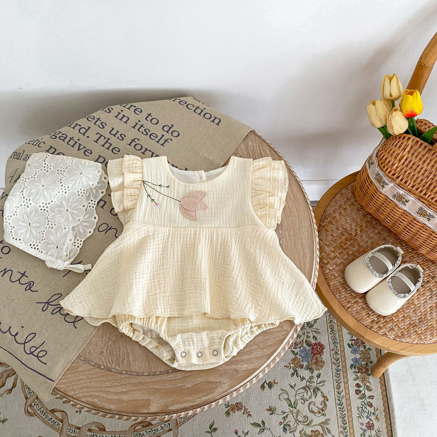 The Kids Summer Clothing Triangle Princess Dress is a lovely romper that combines elegance and comfort. Featuring embroidered details and a playful triangle design, it offers a chic Korean-inspired style. Perfect for warm weather, this dress ensures your 