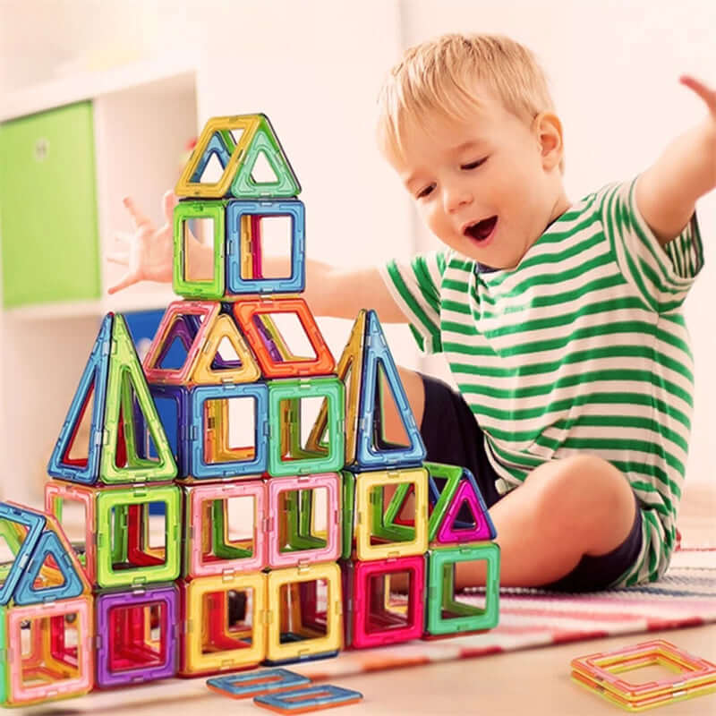The Magnetic Building Blocks DIY Magnets Toys set is the perfect educational gift for children, offering endless opportunities for creativity and learning. With colorful magnetic pieces, this designer construction set allows kids to build a variety of str