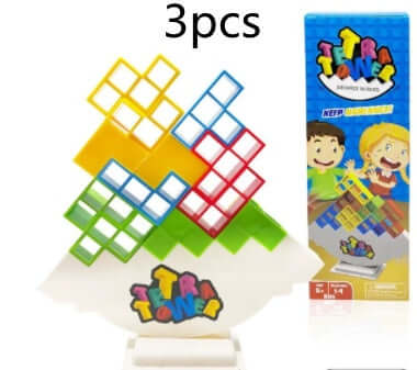 The Balance Stacking Board Game is the perfect blend of fun and skill development for all ages. This interactive tower block game encourages both kids and adults to use their strategic thinking and coordination to stack blocks without toppling the tower. 