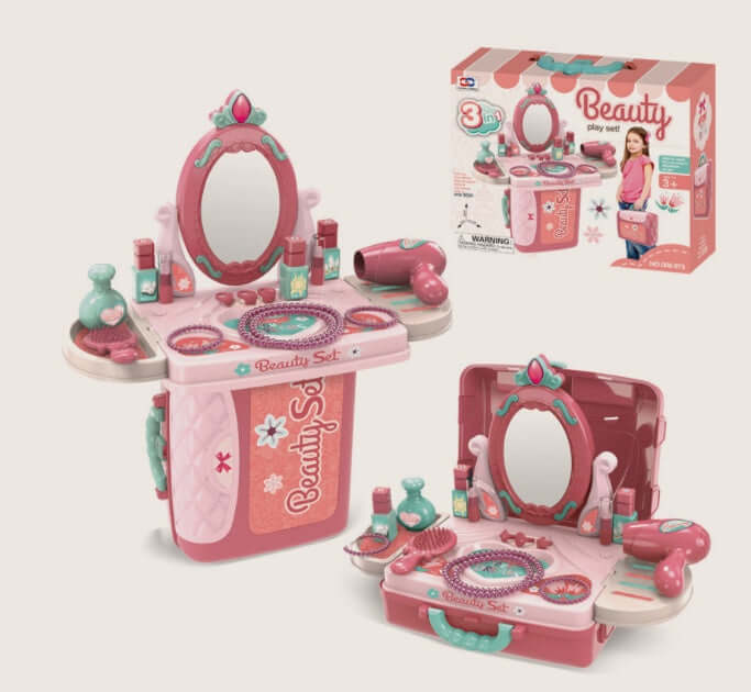 The Kids Toys Doctor Makeup Dresser Tools set is perfect for encouraging imaginative play and creativity. With a range of doctor and makeup tools, children can role-play various real-life activities, fostering both fun and learning. This set helps improve