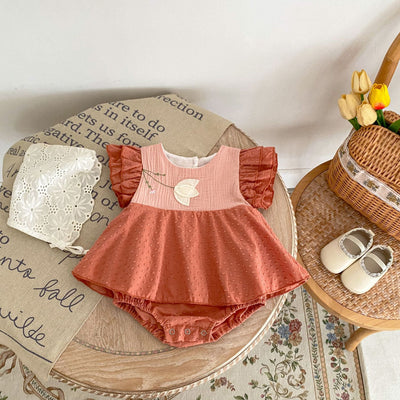 The Kids Summer Clothing Triangle Princess Dress is the perfect blend of style and comfort for your little one. Crafted from soft, breathable fabric, this Korean-inspired embroidered dress features a playful triangle design, ideal for warm weather. The li