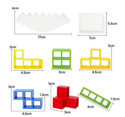 The Balance Stacking Board Game is the ultimate family-friendly game that’s both fun and educational. Perfect for kids and adults, this tower block game offers endless opportunities for strategic thinking, teamwork, and friendly competition. Players caref