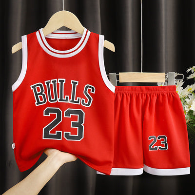 Let your child shine on and off the court with this Sports Basketball Wear Boys' Suit. Comfortable, durable, and stylish, it's perfect for active young athletes.