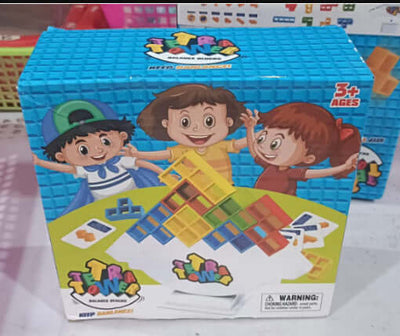 The Balance Stacking Board Game is a fun and engaging way to challenge both kids and adults. This tower block game encourages strategic thinking and fine motor skills as players carefully stack blocks without knocking the tower over. Perfect for family pa