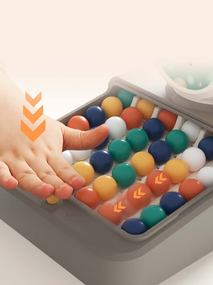 The New Children's Elimination Ball Toy is a stimulating and fun game designed to boost logical thinking and problem-solving skills. This Montessori-inspired toy promotes parent-child interaction and helps kids develop cognitive abilities through engaging