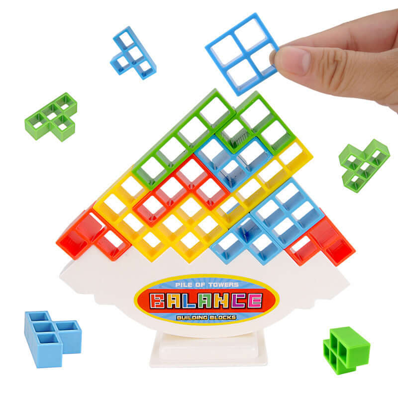 The Balance Stacking Board Game is a versatile and exciting game for both kids and adults. Designed to challenge your stacking skills, it provides endless fun for family parties, travel, or game nights. The set includes durable tower blocks that require c