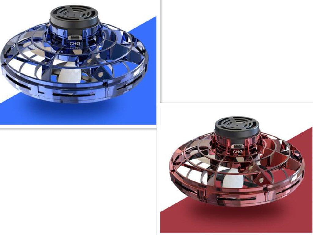 The Rotating Flying Gyro Aircraft Induction Drone Toy offers a high-tech and interactive play experience for children. Utilizing advanced induction technology, this drone hovers and spins effortlessly in the air, reacting to hand movements for a fun and e